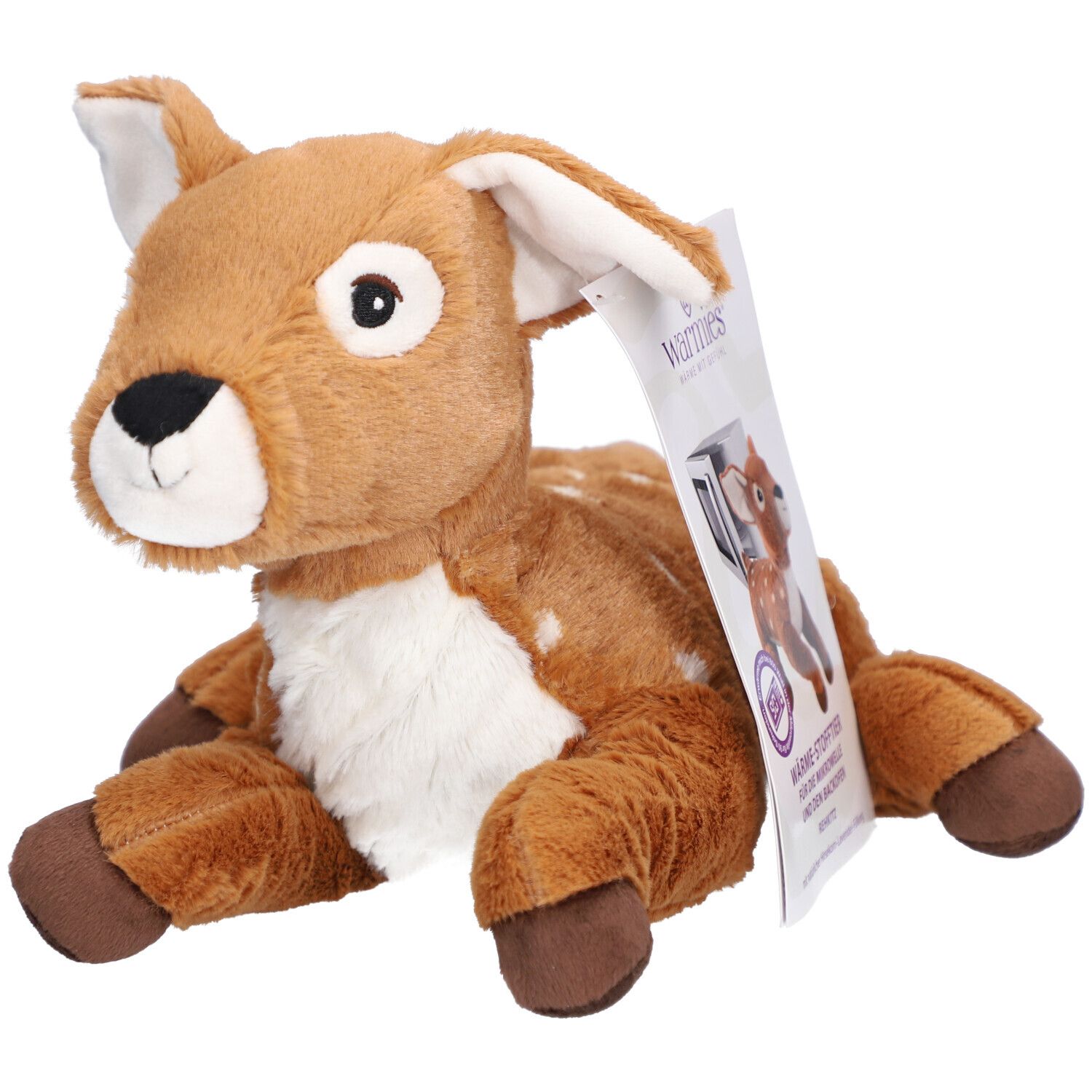 WARMIES Peluche Chaude Faon