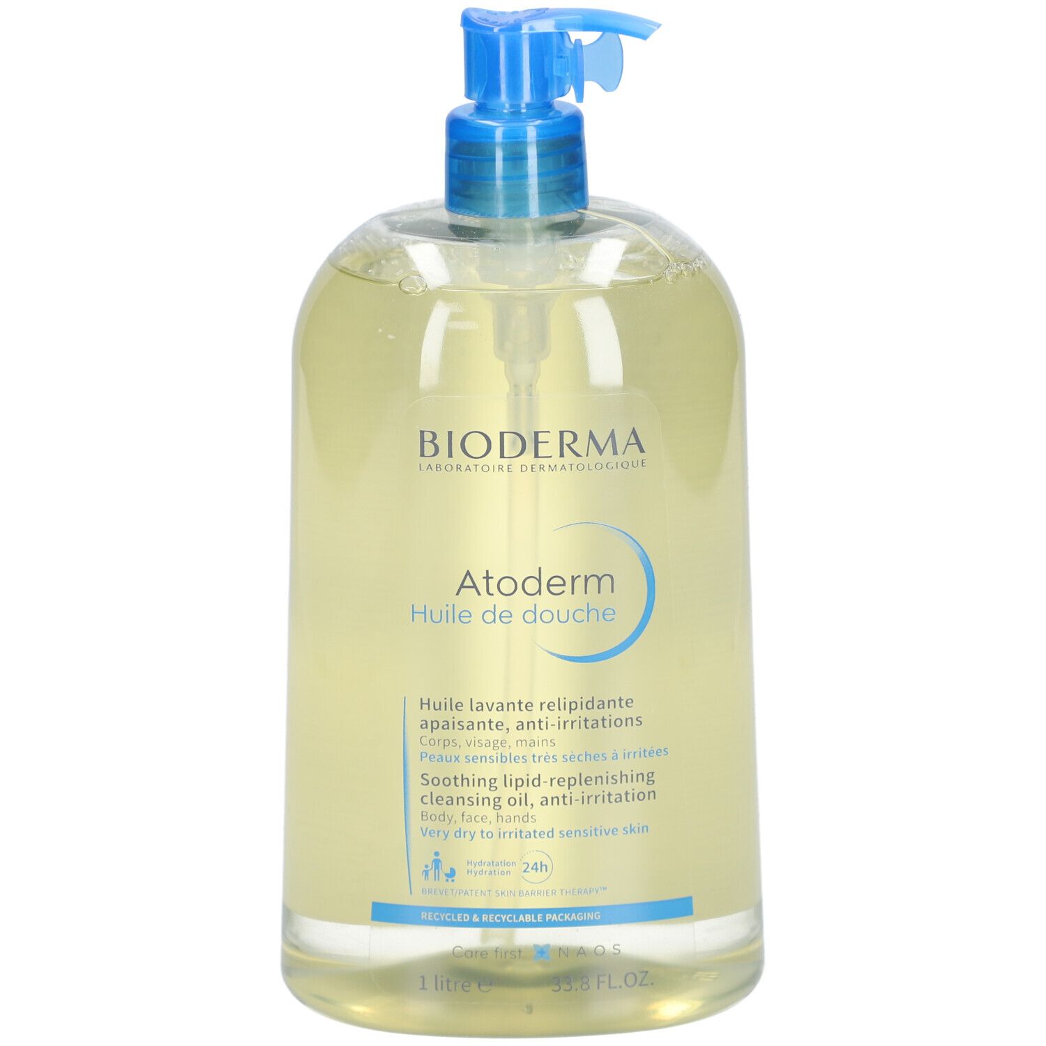 BIODERMA Atoderm Huile Douche - Huile lavante relipidante apaisante, anti-irritations