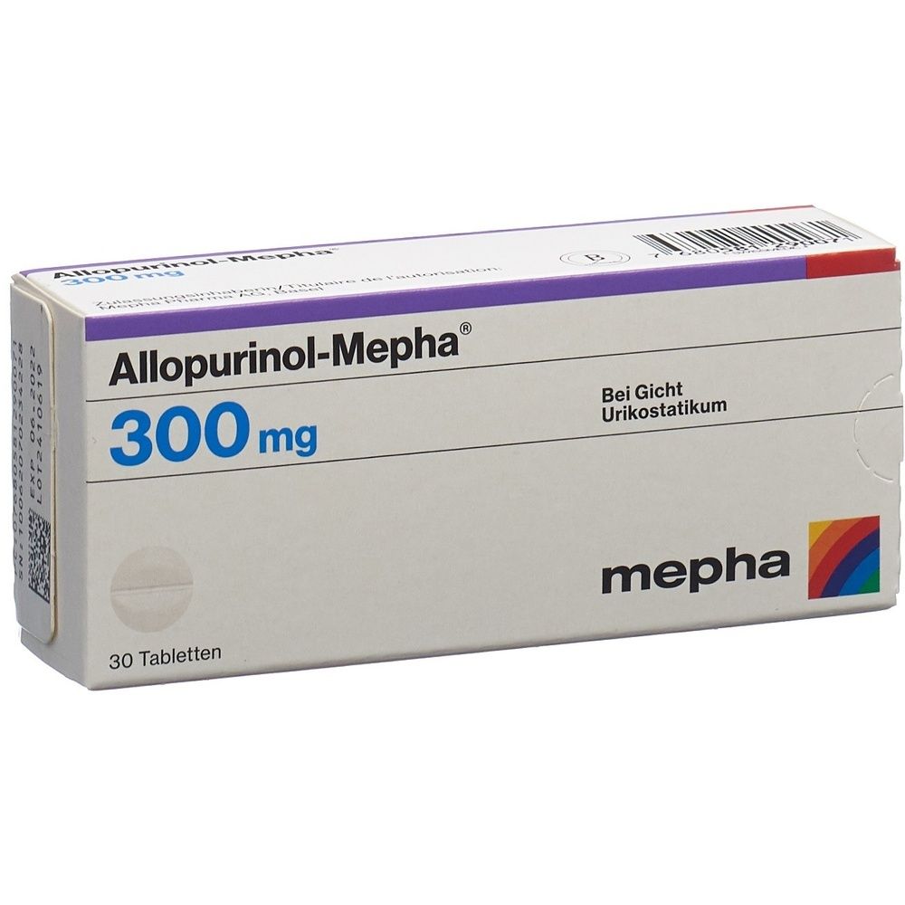 ALLOPURINOL Mepha Tabl 300 mg SDO