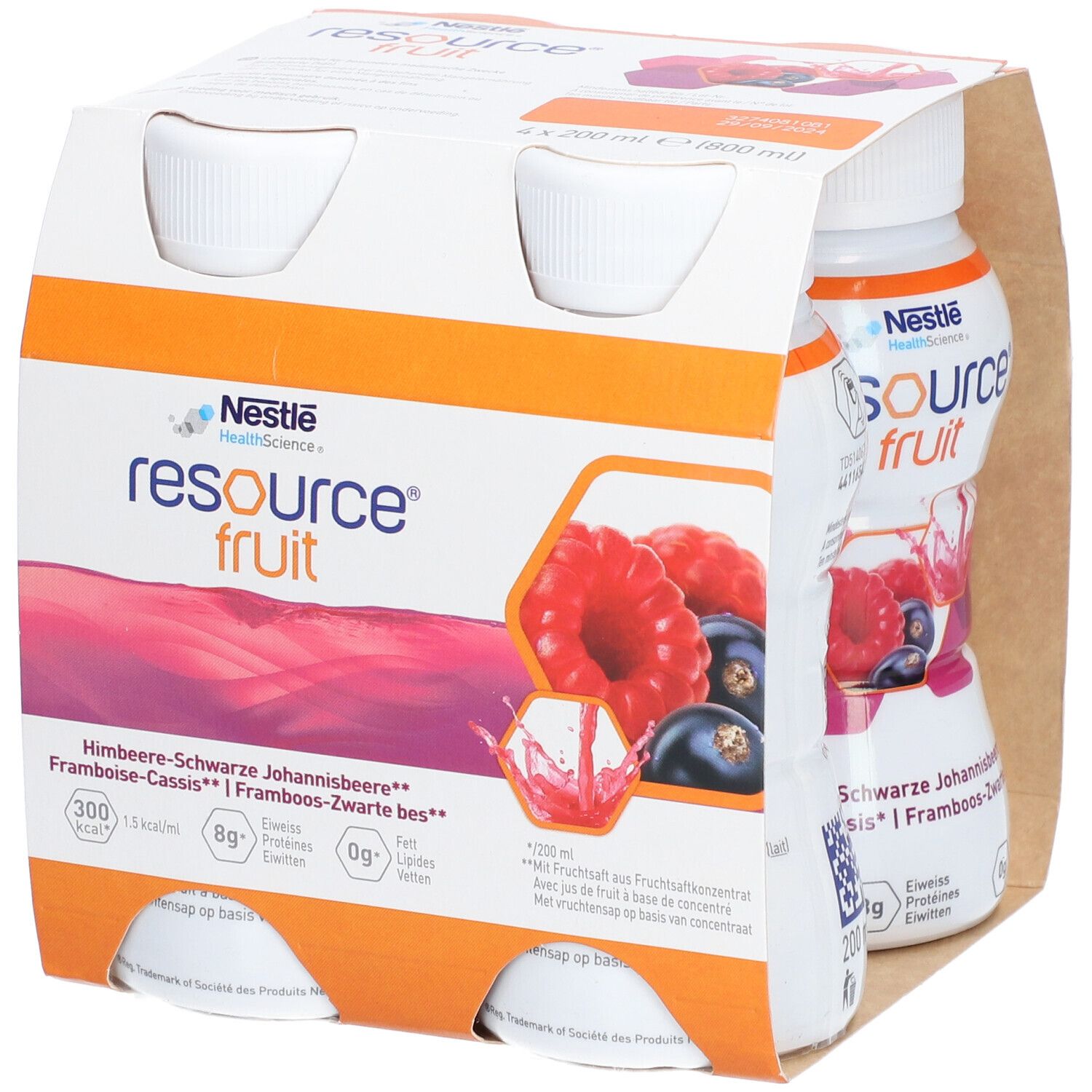 NESTLE RESOURCE® Frucht Himbeere - Schwarze Johannisbeere