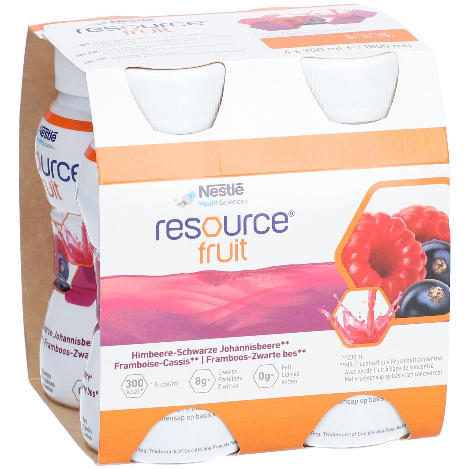 NESTLE RESOURCE® Frucht Himbeere - Schwarze Johannisbeere