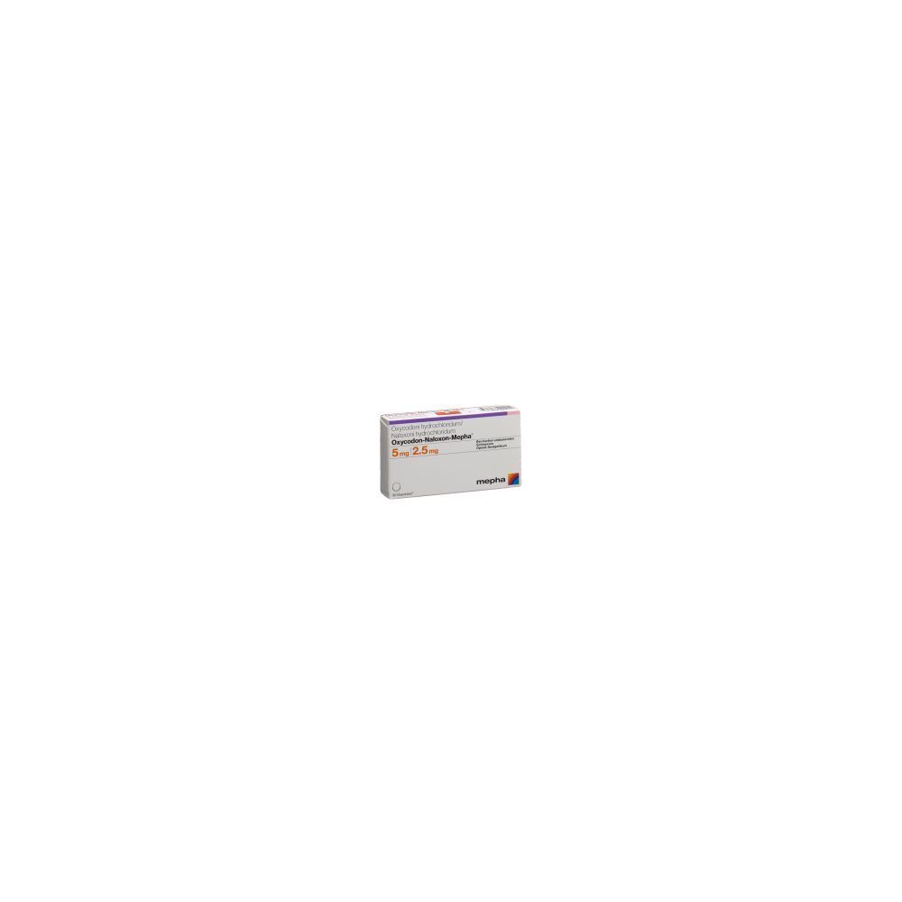 OXYCODON-NALOXON Mepha Ret Tabl 5mg/2.5mg 30 Stk