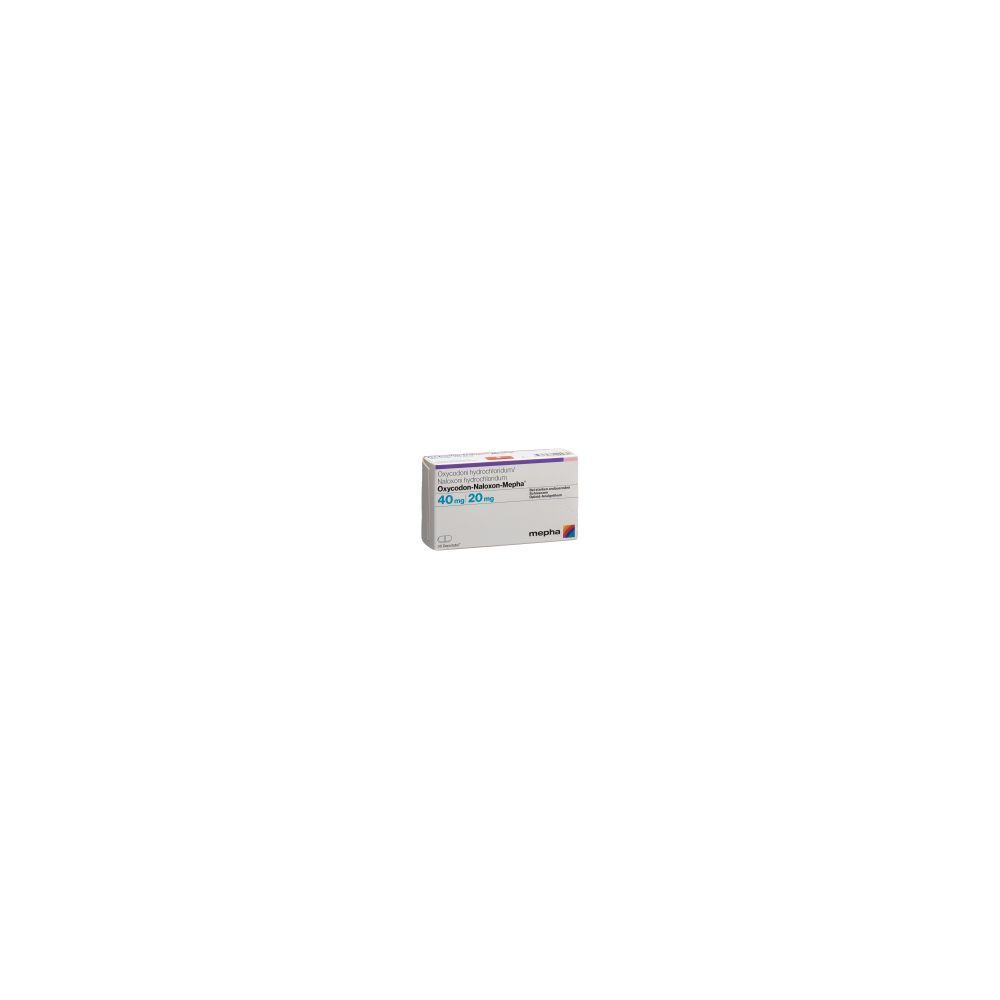 OXYCODON-NALOXON Mepha Ret Tabl 40mg/20mg 30 Stk