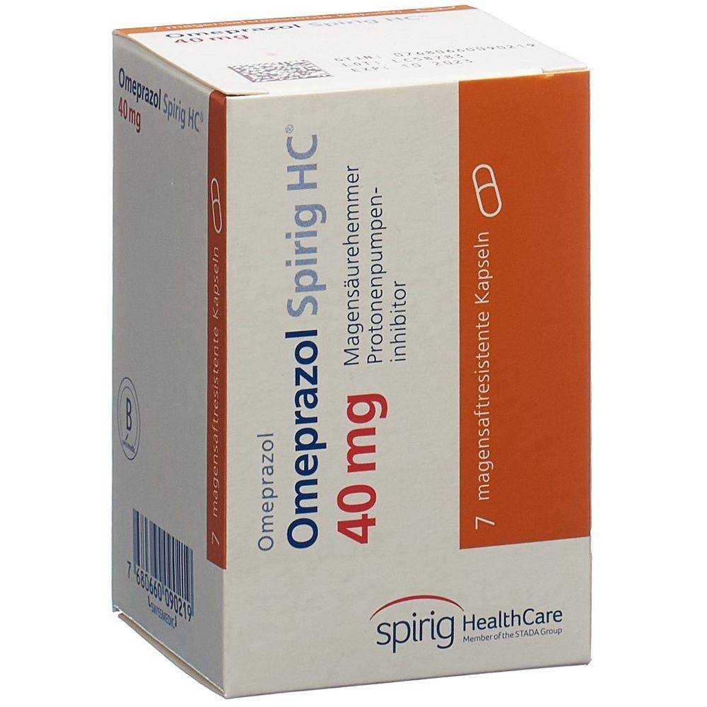OMEPRAZOL Spirig HC Kaps 40 mg SDO