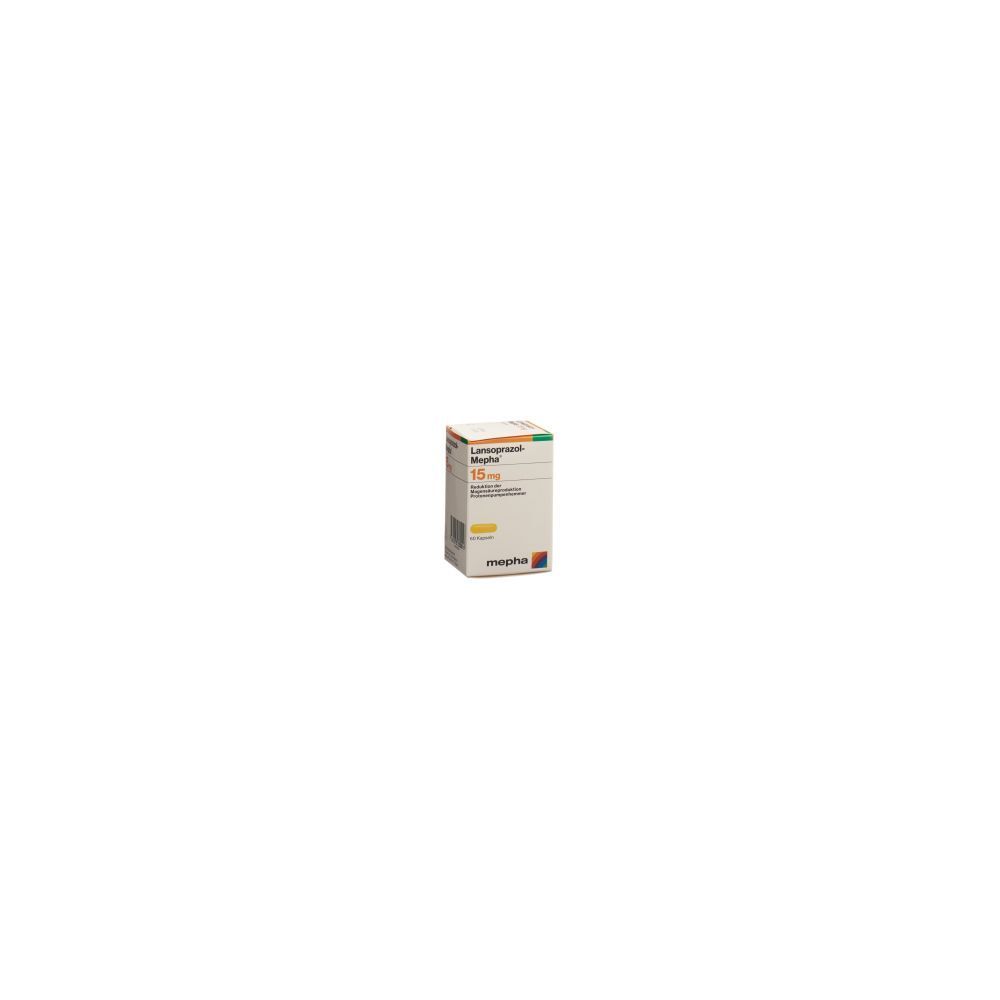 LANSOPRAZOL Mepha Kaps 15 mg Ds 60 Stk