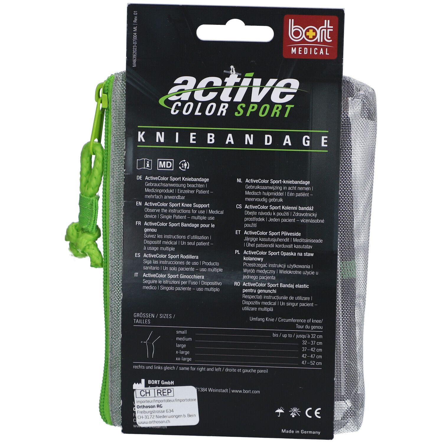 ActiveColor® Sport Kniebandage M