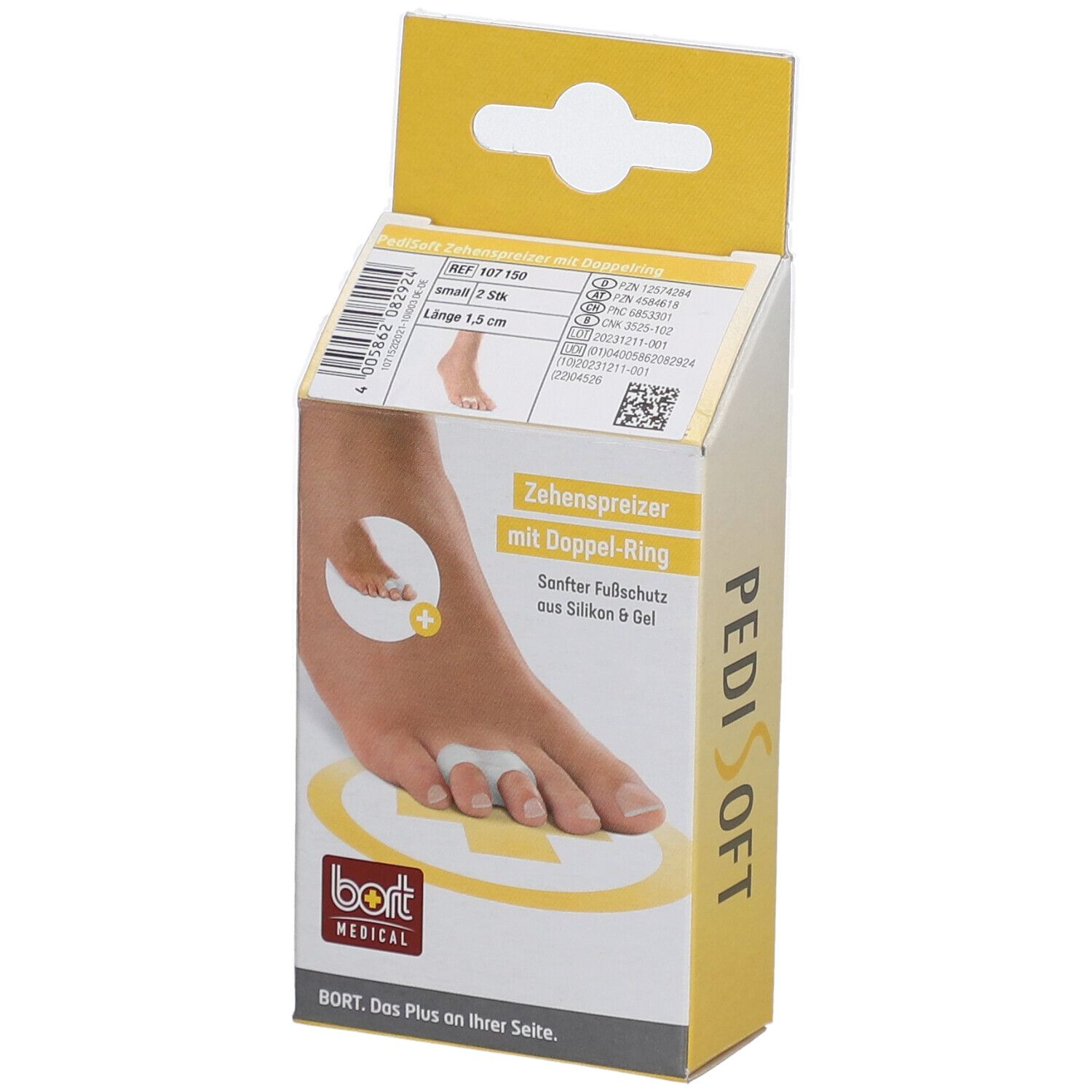 PediSoft® Zehenspreizer mit Doppel-Ring S