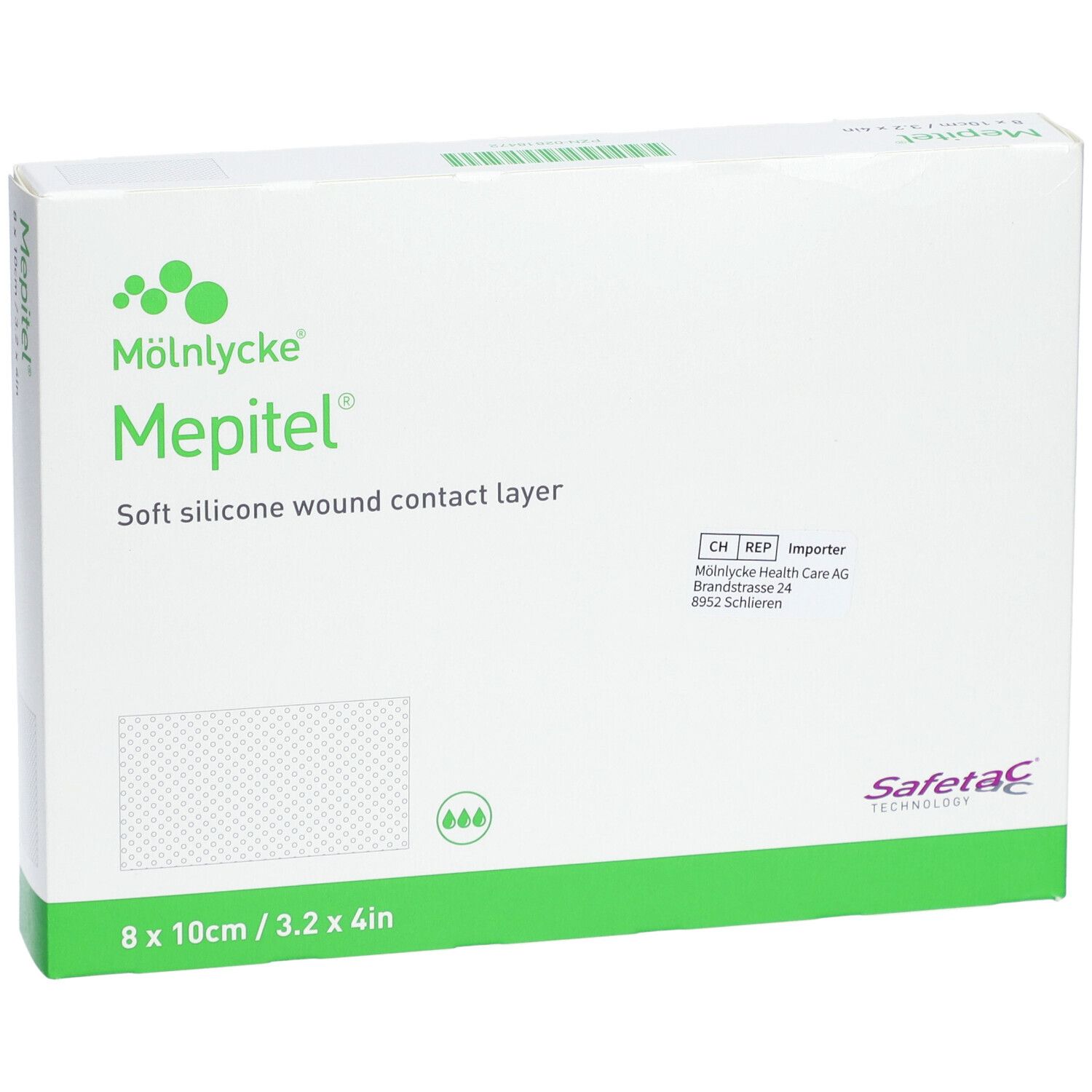 MÖLNLYCKE® Mepitel® Interface Silikonpflaster 8 x 10 cm