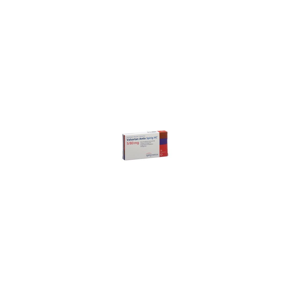 VALSARTAN AMLO Spirig HC Filmtabl 5/80mg 28 Stk