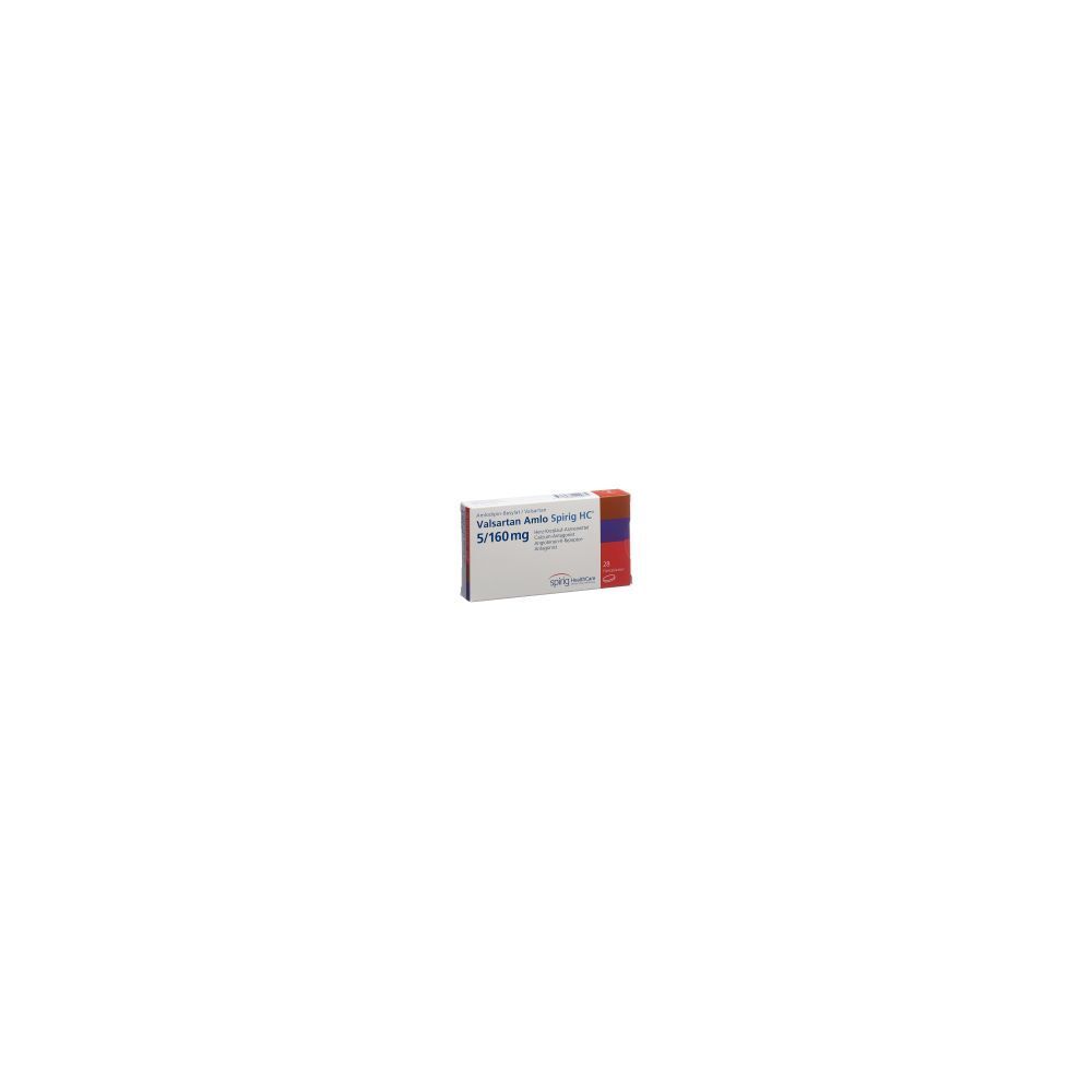 VALSARTAN AMLO Spirig HC Filmtabl 5/160mg 28 Stk