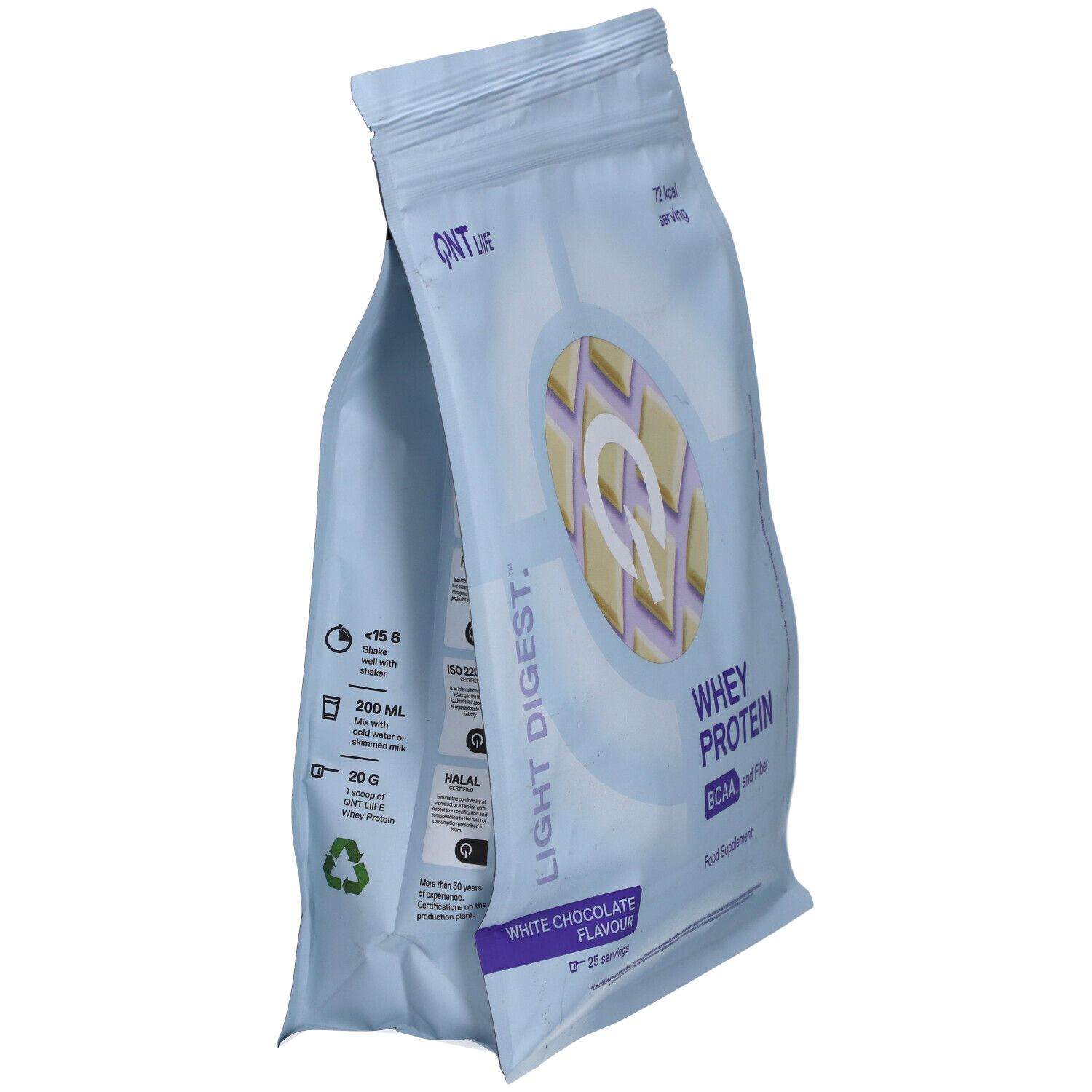 QNT Leicht verdauliches Molkenprotein Chococat Blanc