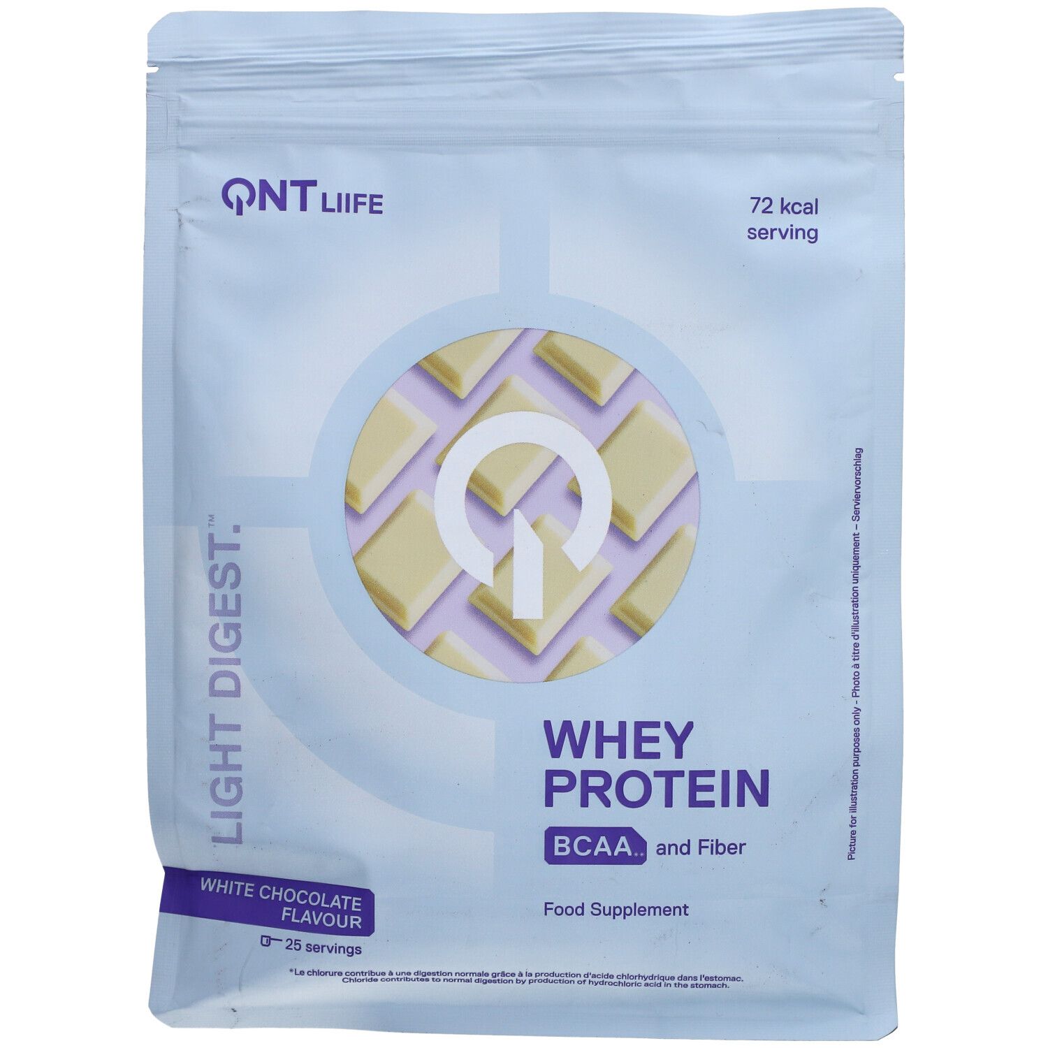 QNT Leicht verdauliches Molkenprotein Chococat Blanc