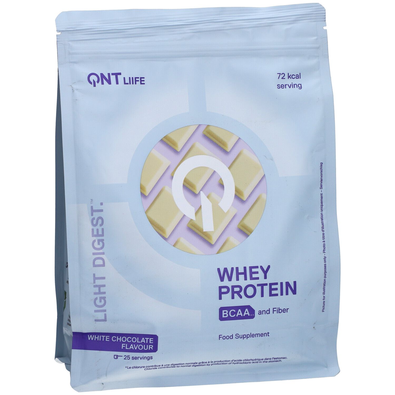 QNT Leicht verdauliches Molkenprotein Chococat Blanc