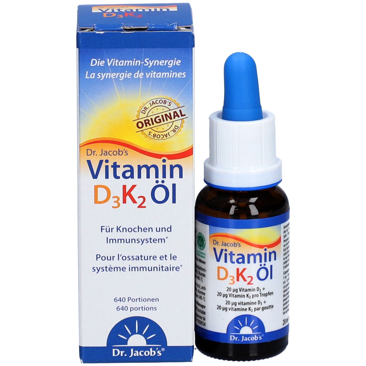 Dr. Jacobs Vitamine D3K2 Huile