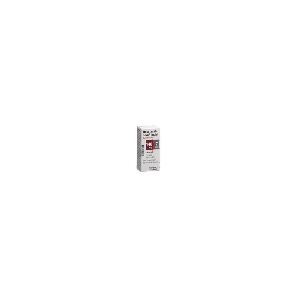 DOCETAXEL Teva liquid Inf Konz 140 mg/7ml Durchstf