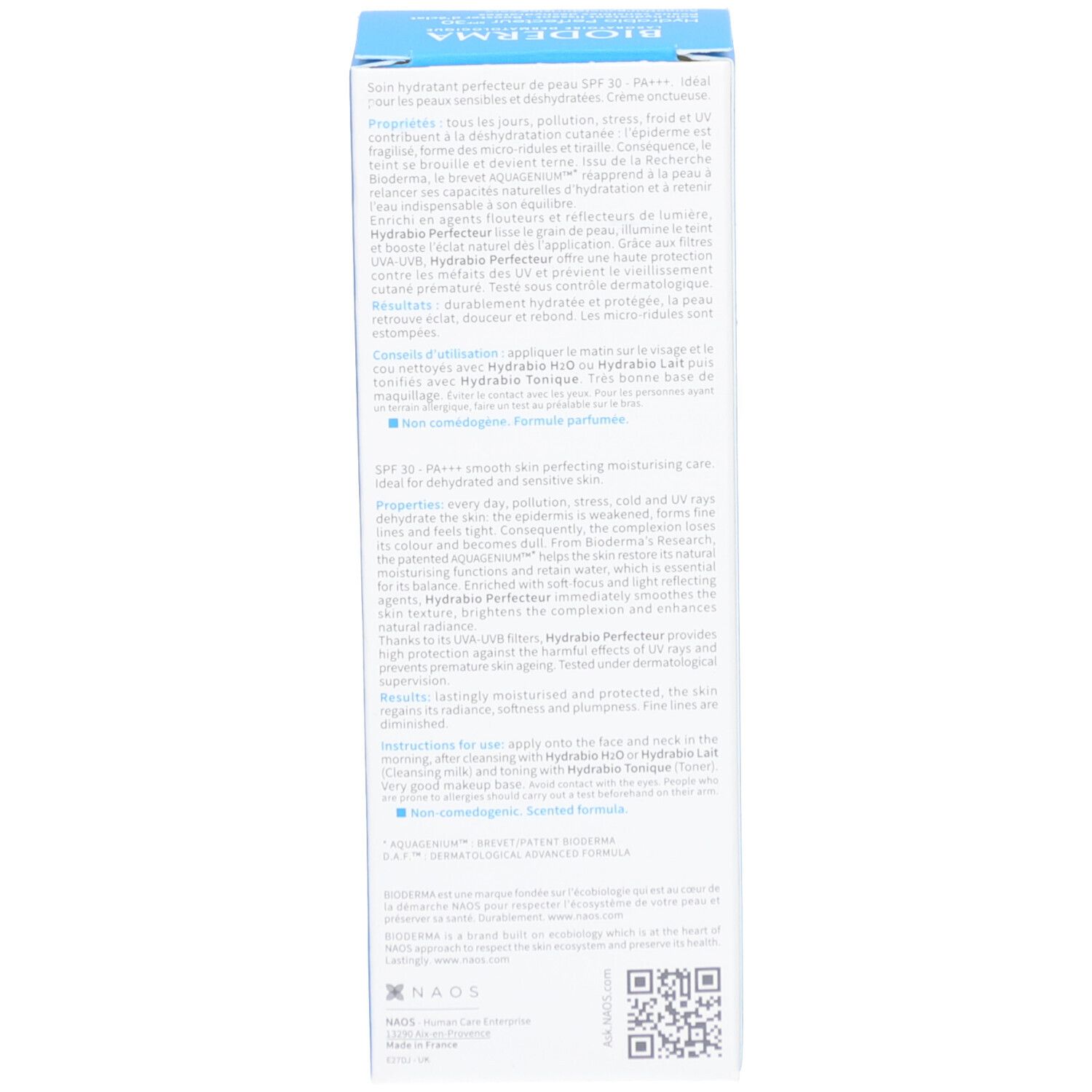 BIODERMA Hydrabio Perfecteur Crème hydratante perfectrice de peau