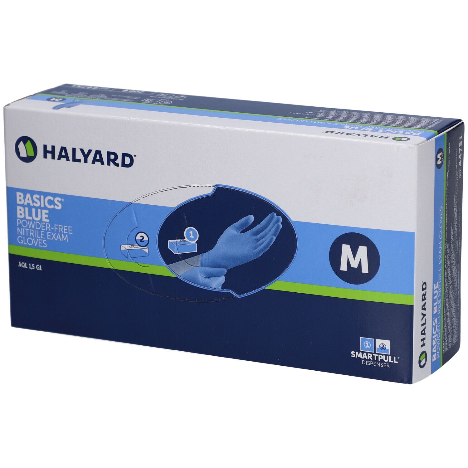 HALYARD Untersuchungshandschuhe Nitril Basic blau L