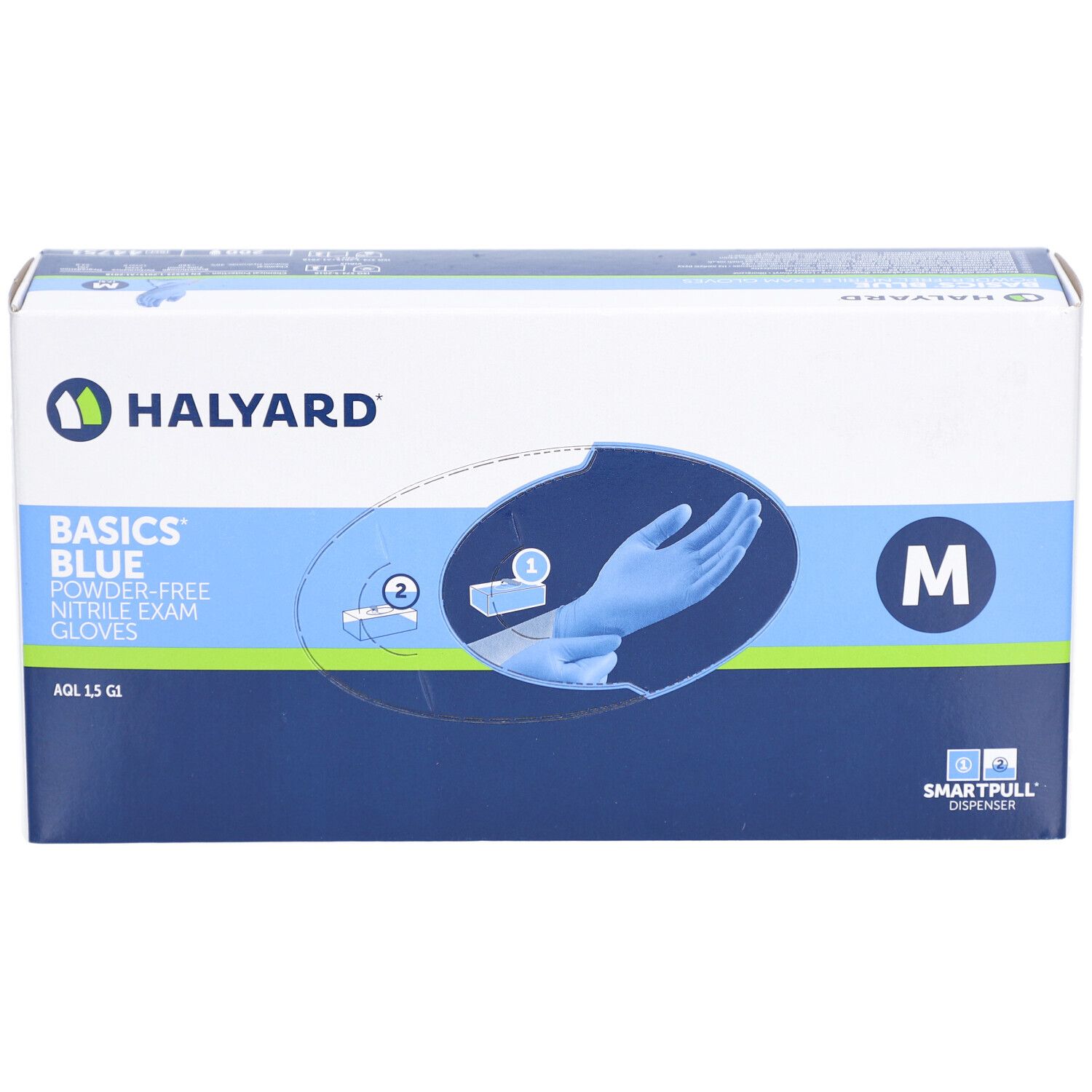 HALYARD Untersuchungshandschuhe Nitril Basic blau L