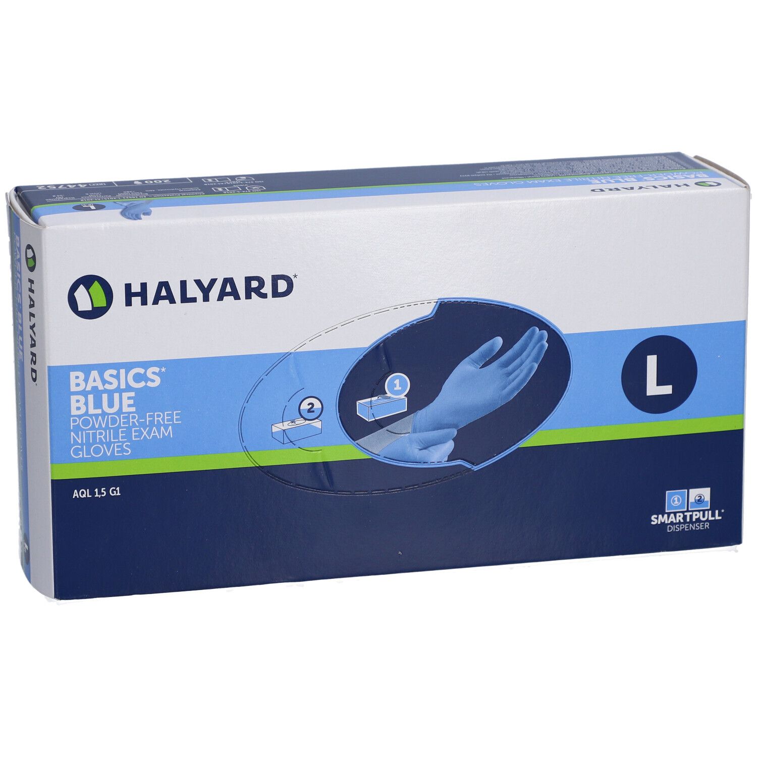 HALYARD Nitrile Basic bleu Gants d'examen Taille L