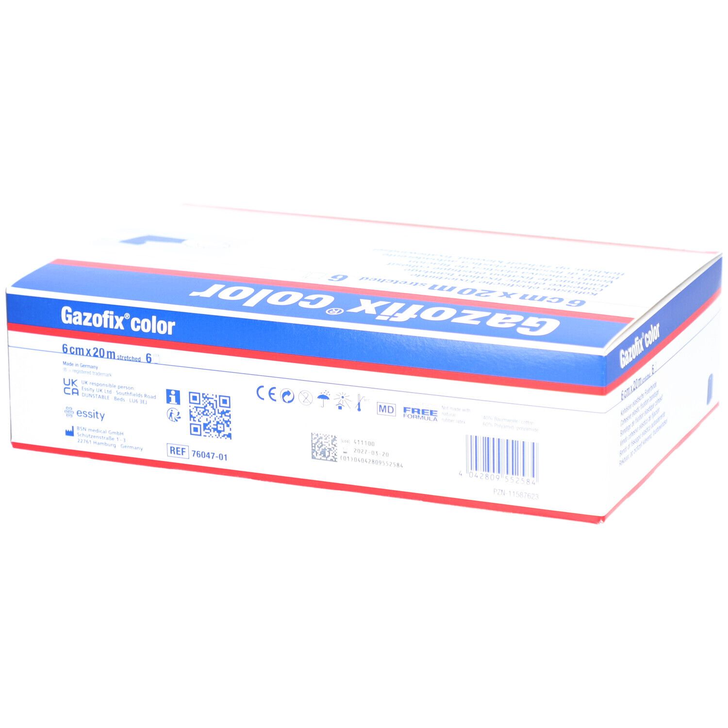Gazofix® color 6 cm x 20 m blau