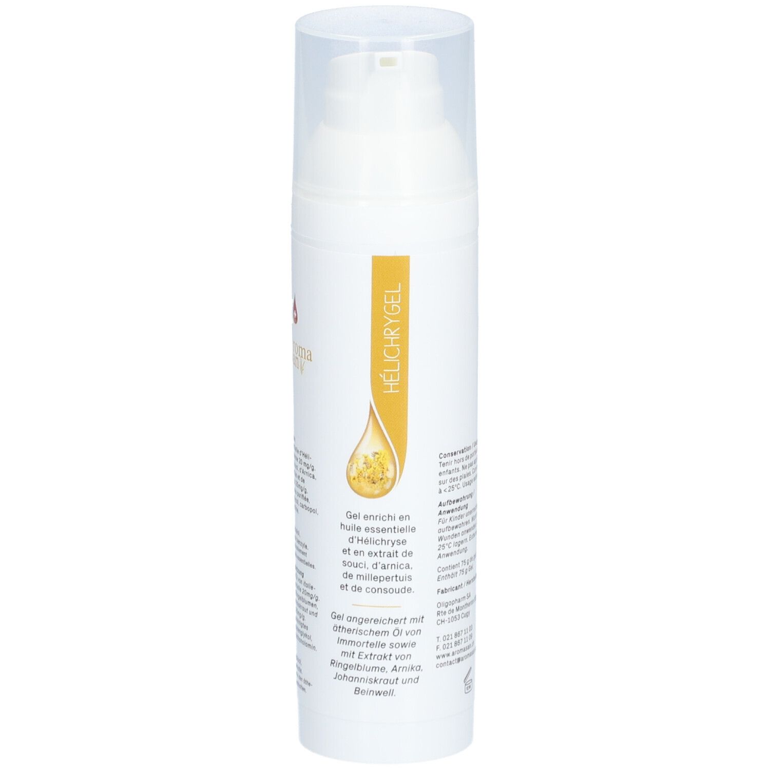 AROMASAN Hélichrygel - Gel enrichi en huile essentielle d'Hélichryse