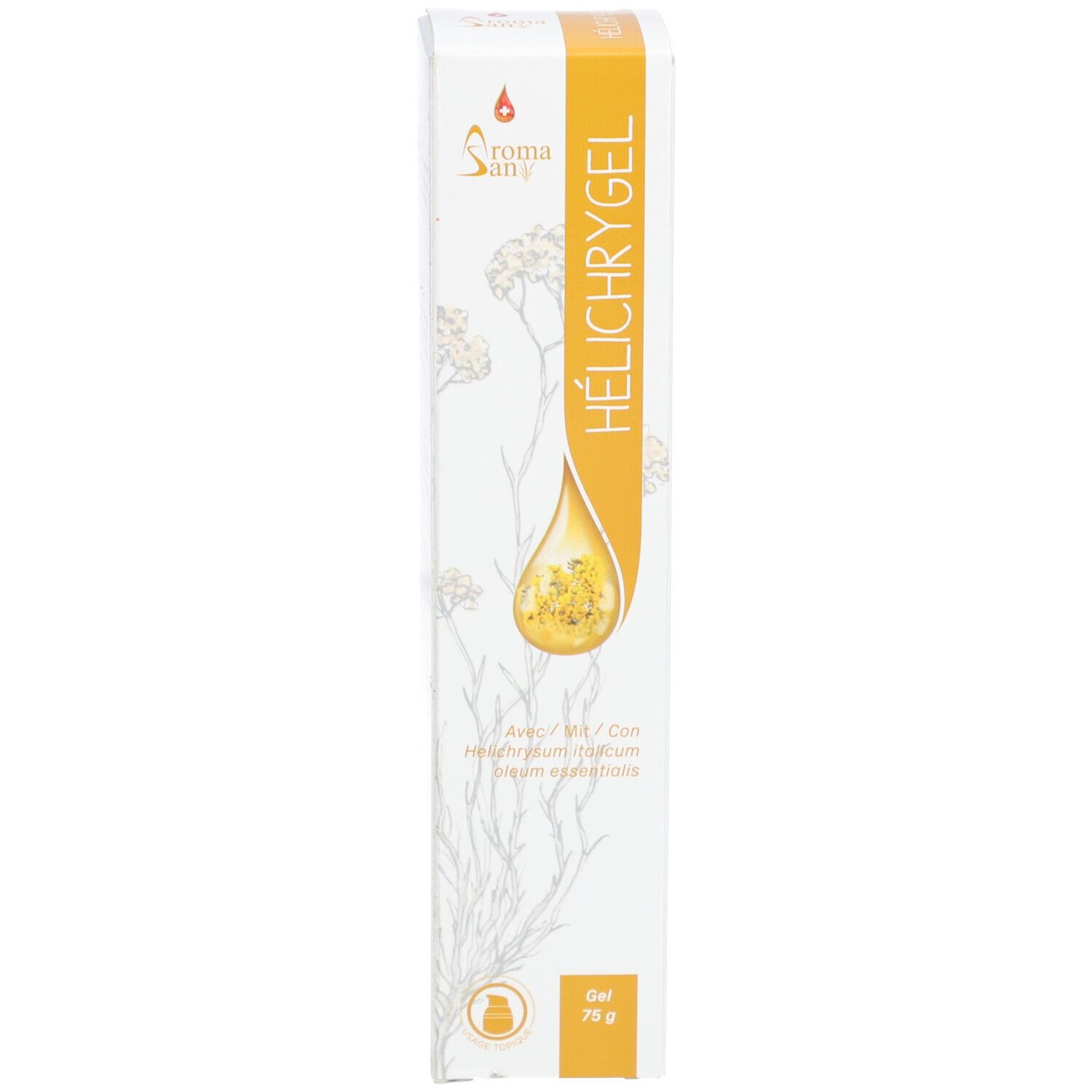 AROMASAN Hélichrygel - Gel enrichi en huile essentielle d'Hélichryse