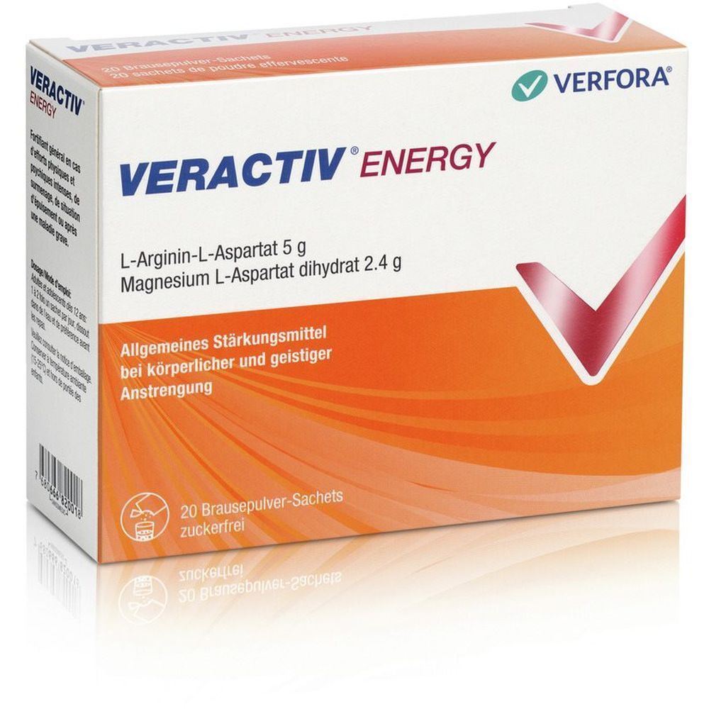 VERACTIV ENERGY Brause Plv Btl 20 Stk