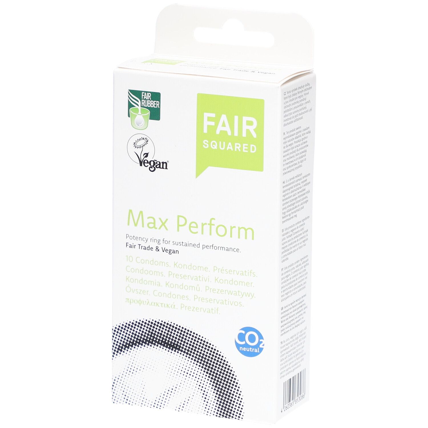 Fair Squared® Max Perform Kondome 10 Stück 52 mm