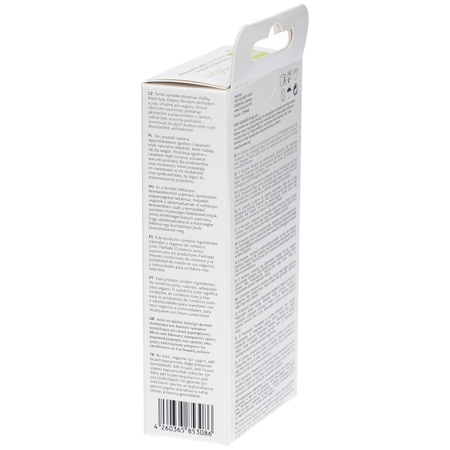Fair Squared® Max Perform Kondome 10 Stück 52 mm