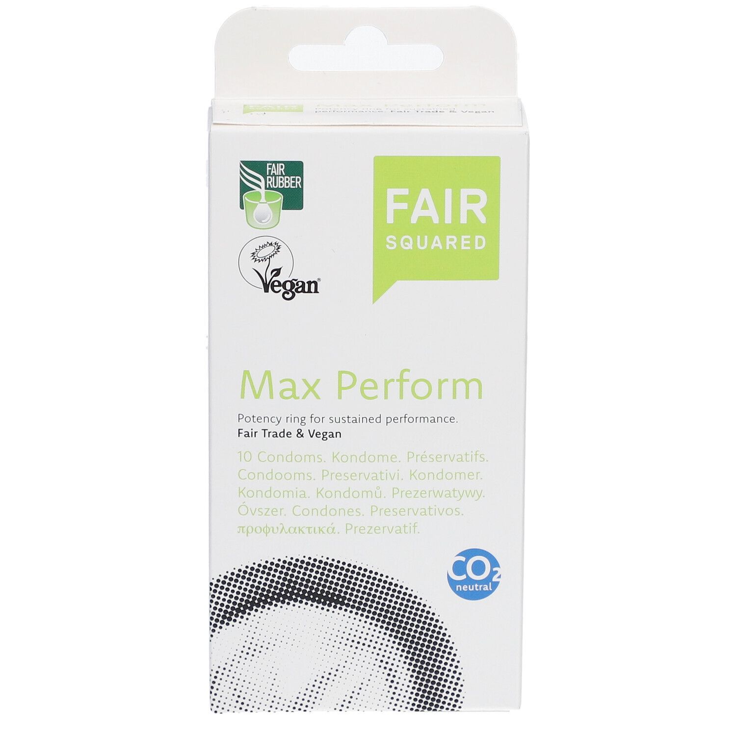 Fair Squared® Max Perform Préservatifs 10 pièces 52 mm