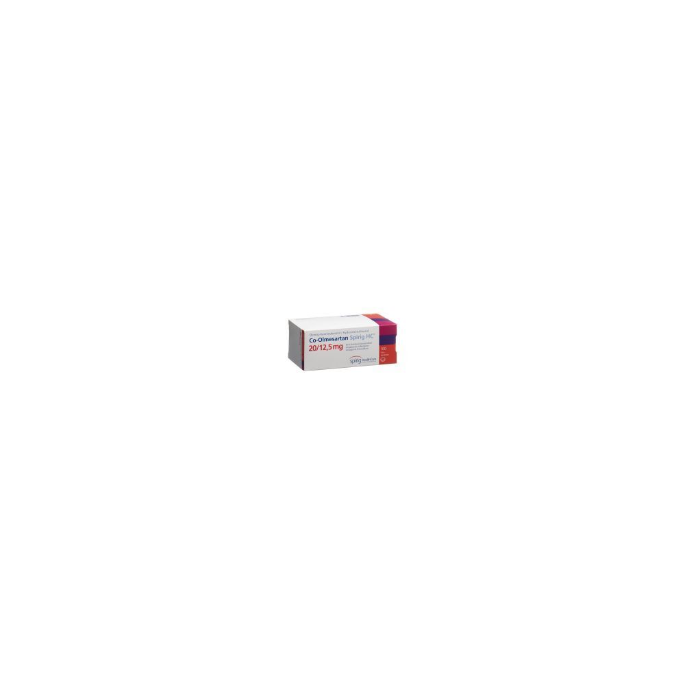 CO-OLMESARTAN Spirig HC Filmtabl 20/12.5mg 100 Stk