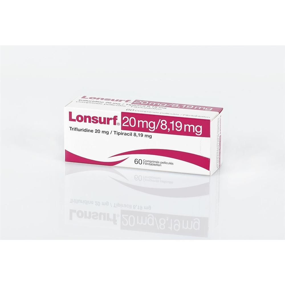 Lonsurf 20 mg/8,19 mg Filmtabletten, 60 Stück.