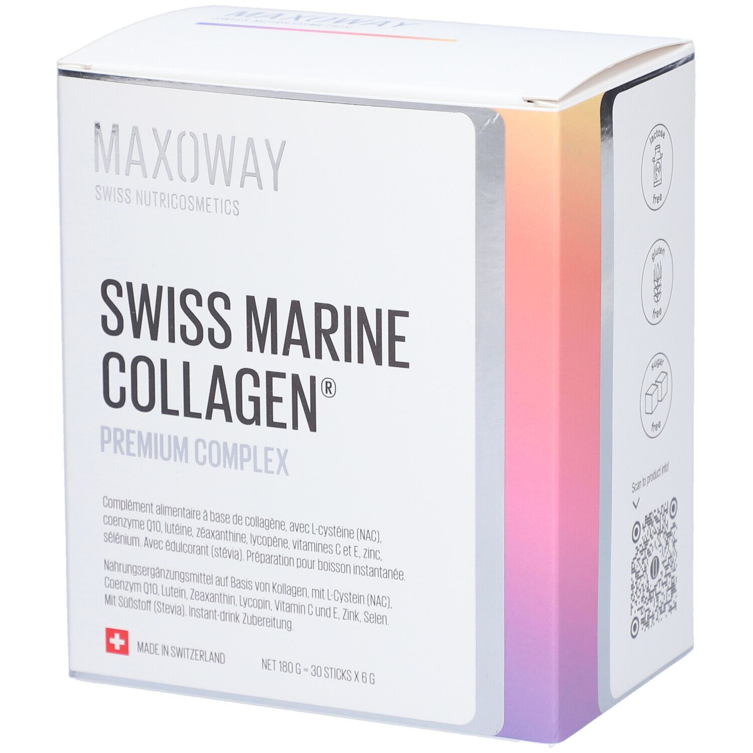 MAXOWAY Swiss Marine Collagen Sticks