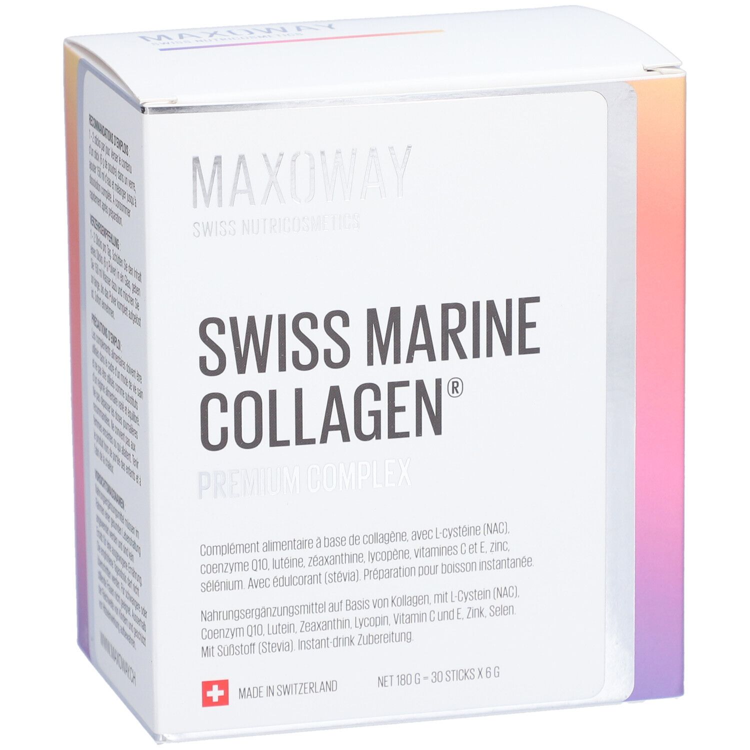 MAXOWAY Swiss Marine Collagen Sticks
