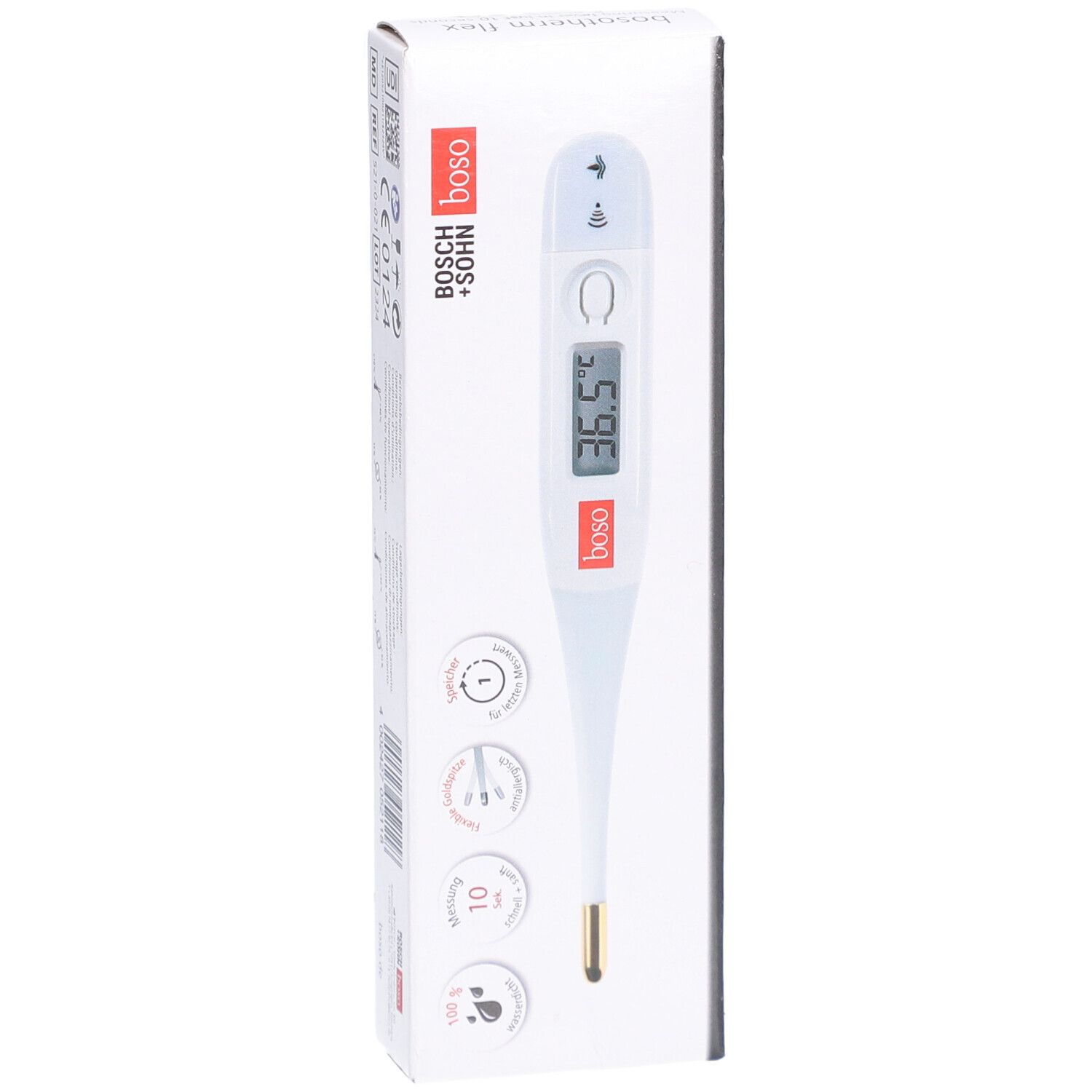 bosotherm flex thermomètre médical - étanche & flexible