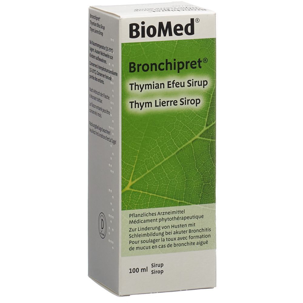 BRONCHIPRET Thymian Efeu Sirup Fl 100 ml