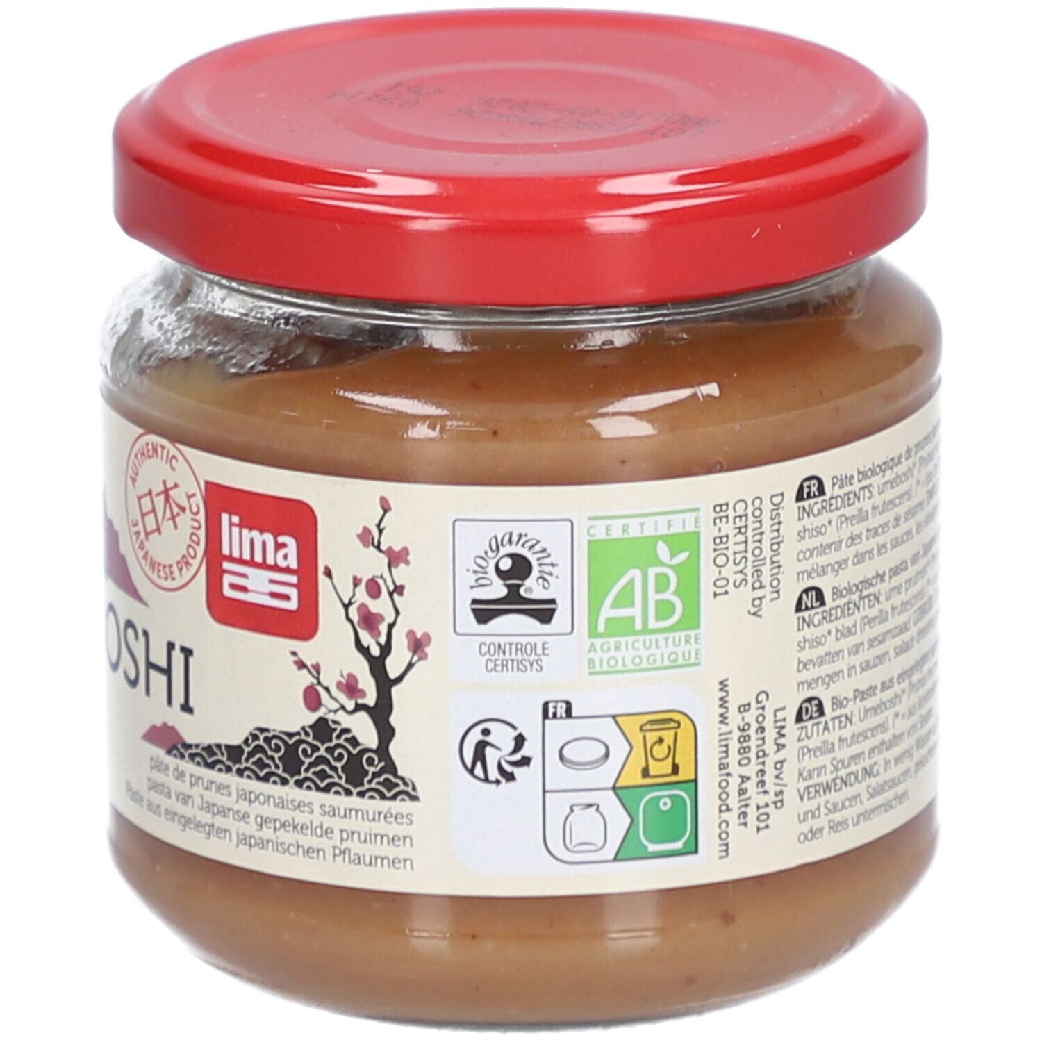 LIMA Umeboshi Japanische Pflaumenpaste, gesalzen