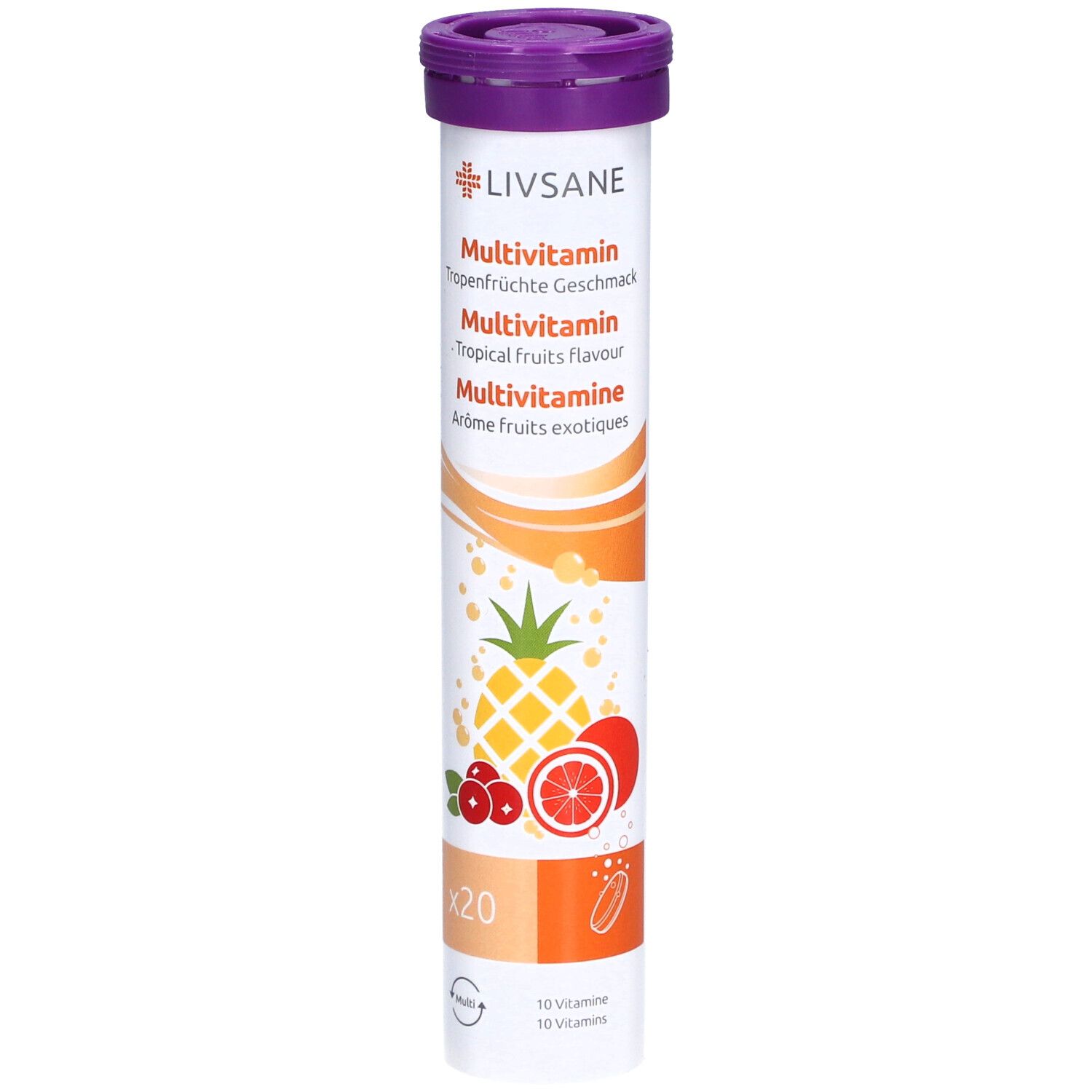 LIVSANE Multivitamin - Aroma exotische Früchte