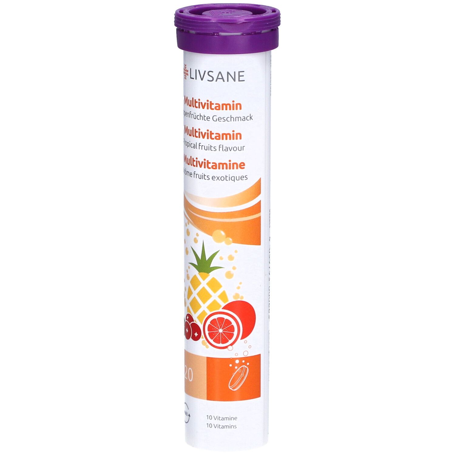 LIVSANE Multivitamin - Aroma exotische Früchte