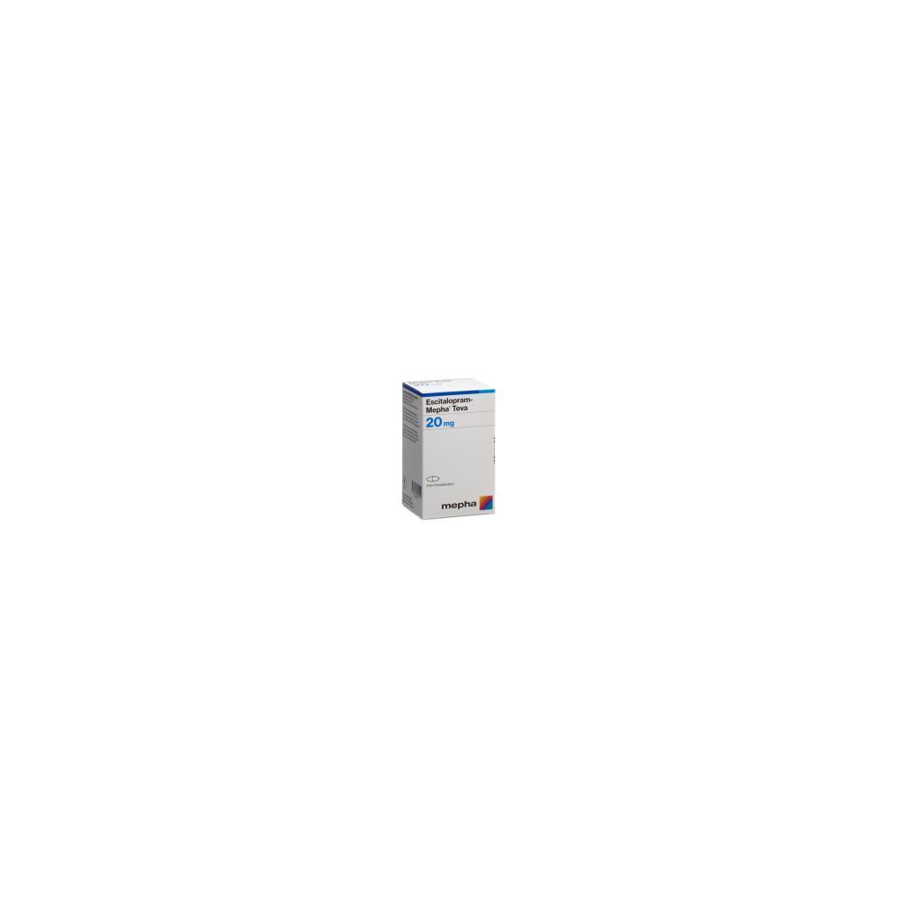 ESCITALOPRAM Mepha Teva Filmtabl 20 mg Ds 100 Stk