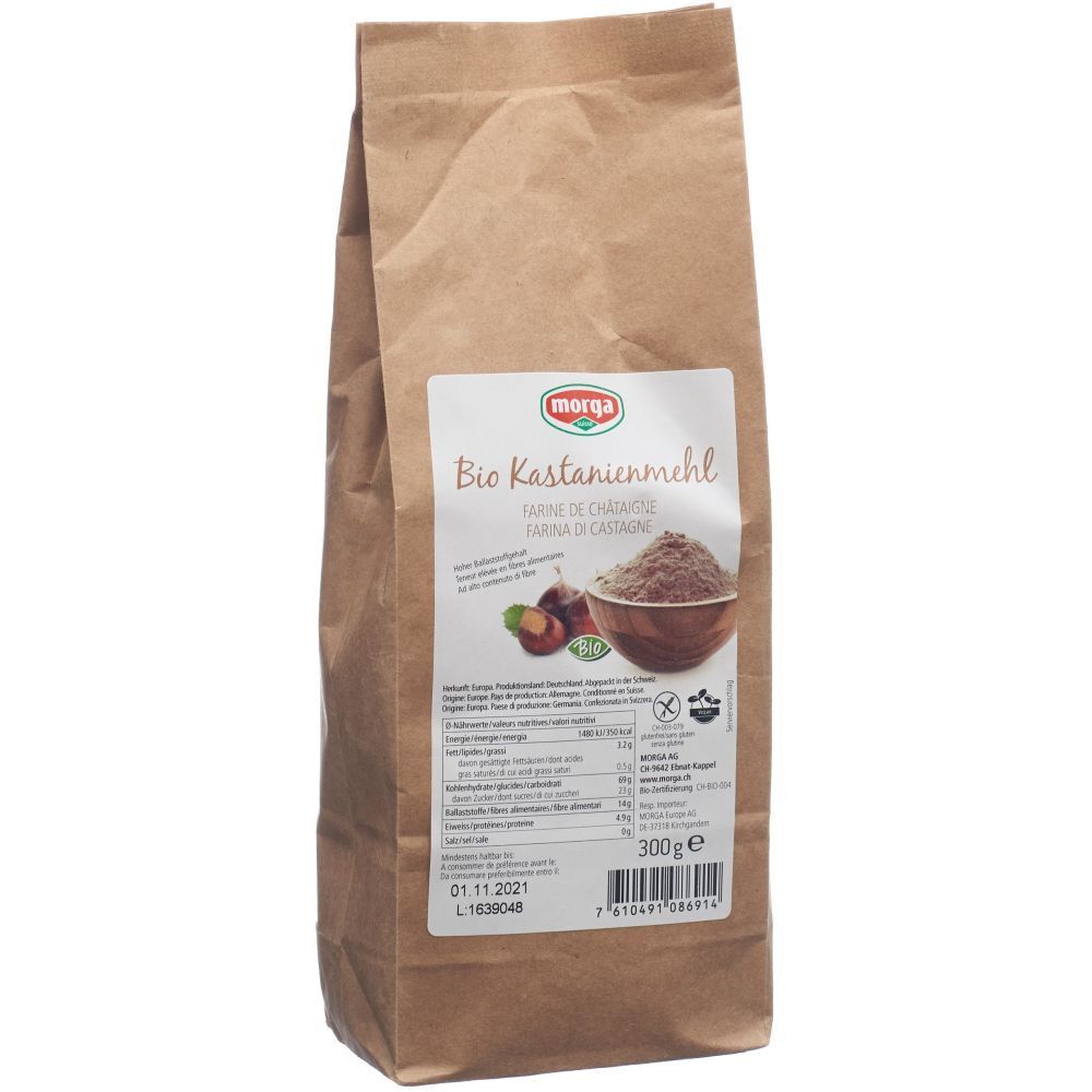 Morga Kastanienmehl Bio glutenfrei