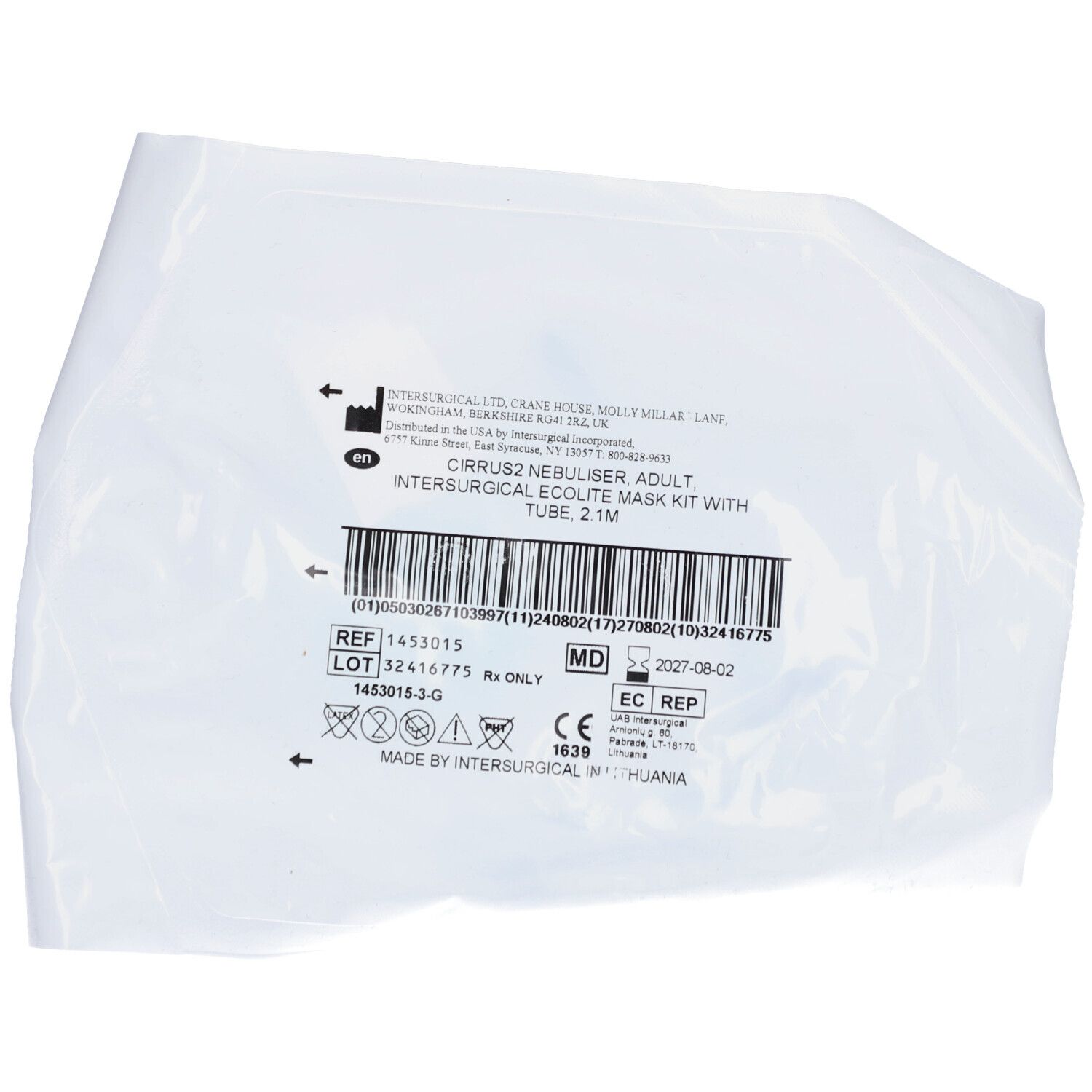Intersurgical® Vernebler-Set Typ 1493 für Erwachsene