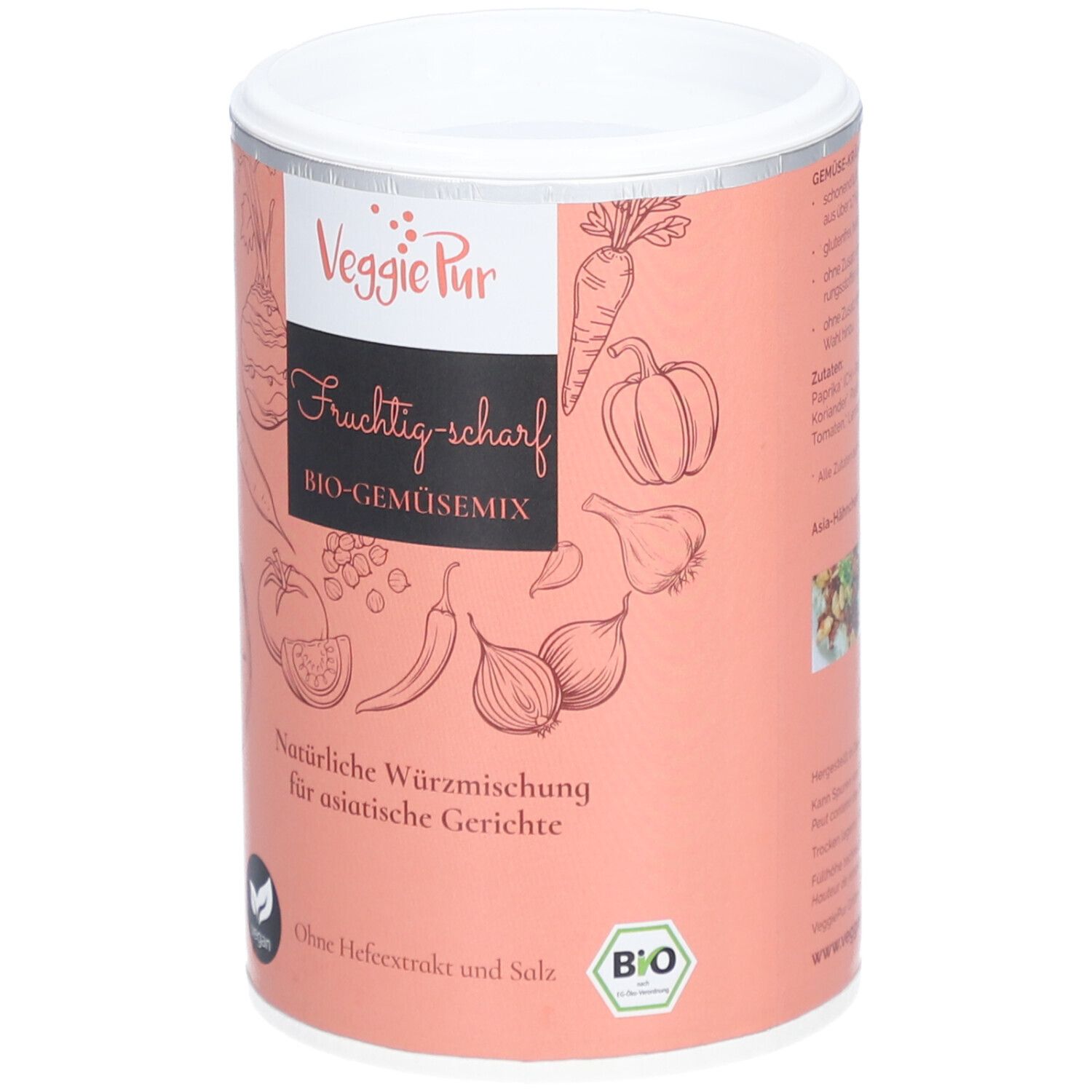 VEGGIEPUR Gemüse-Mix FRUCHTIG-SCHARF 1
