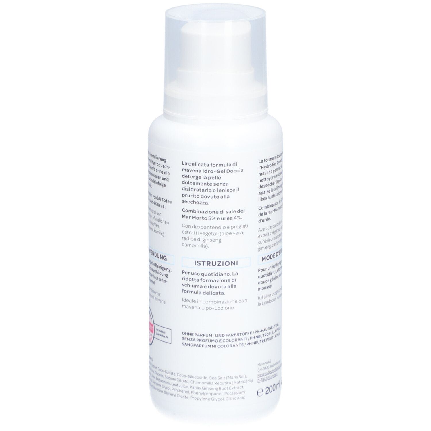 MAVENA Hydroduschgel Disp 200 ml