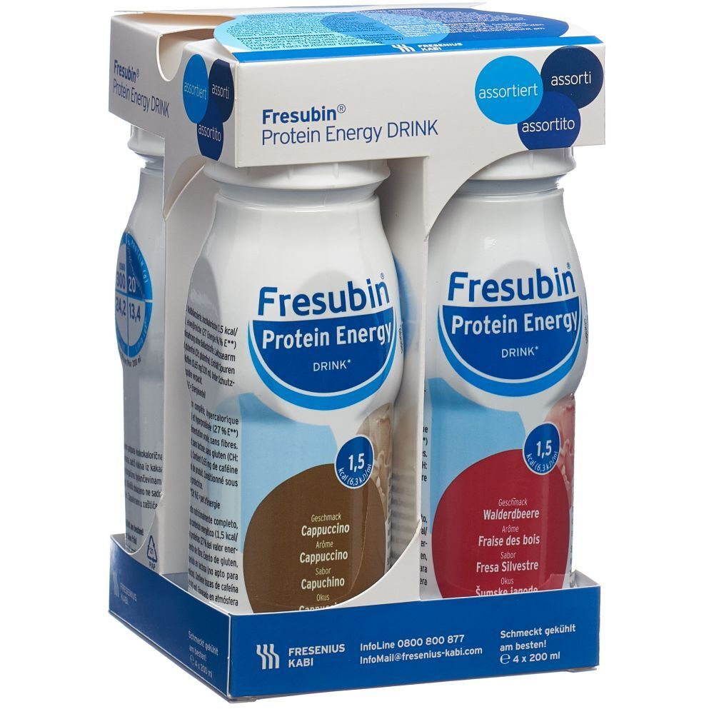 FREBUSIN® Protein Energy DRINK Assortiment de goûts