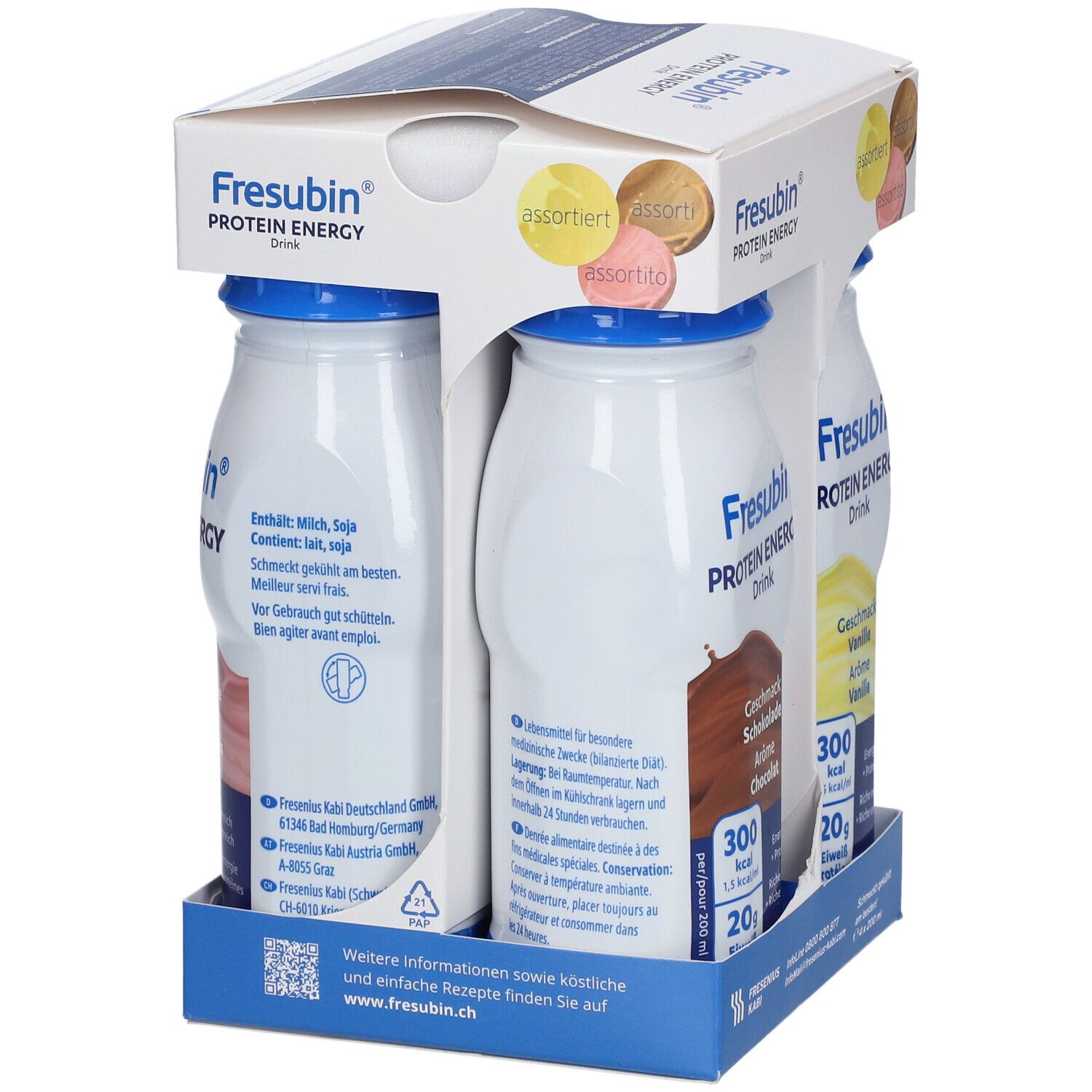 Fresubin® Protein Energy DRINK Assortiment de goûts 4x200 ml Redcare