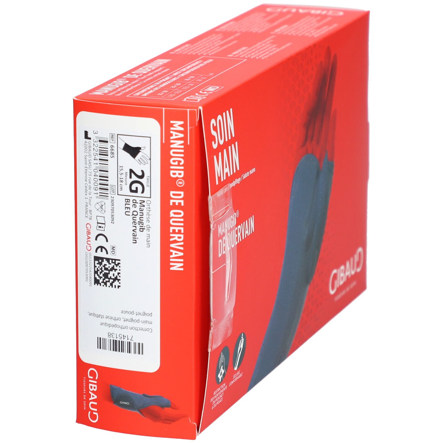 GIBAUD Manugib Daumen-Sehnenentz 2L 15.5-18cm li