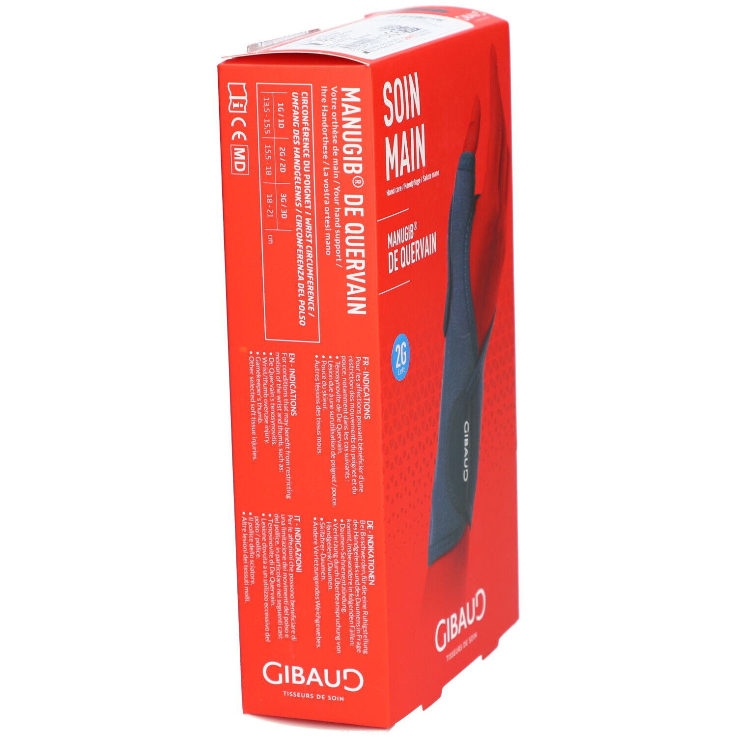 GIBAUD Manugib Daumen-Sehnenentz 2L 15.5-18cm li
