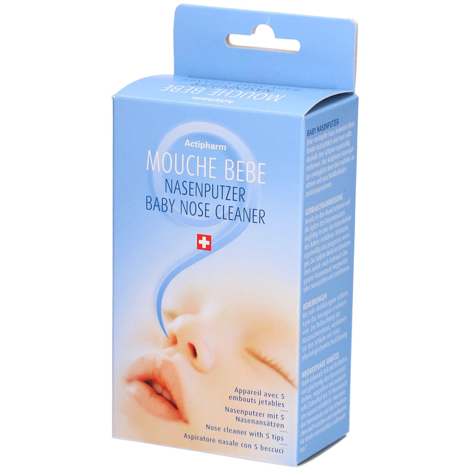 Actipharm Mouche bébé - Appareil avec 5 embouts jetables