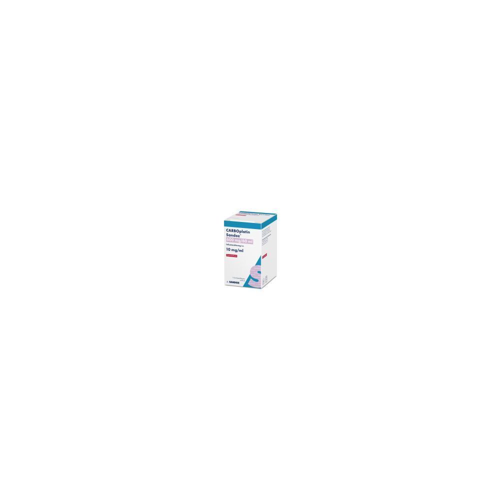 CARBOPLATIN Sandoz Inf Lös 600 mg/60ml Durchstf